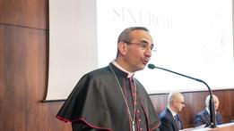 18/03/23, Mantova, Via Cairoli, aula magna il vescovo tiene il suo discorso alla cittÃ , , Photo Stefano Saccani
